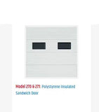 Commercial GARAGE DOORS – Model 270, 271 - Concore Garage Doors