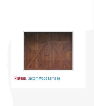 SRESIDENTIAL GARAGE DOOR ophisticate – Plateau Concore Garage Doors