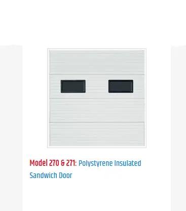 Commercial GARAGE DOORS – Model 270, 271 - Concore Garage Doors