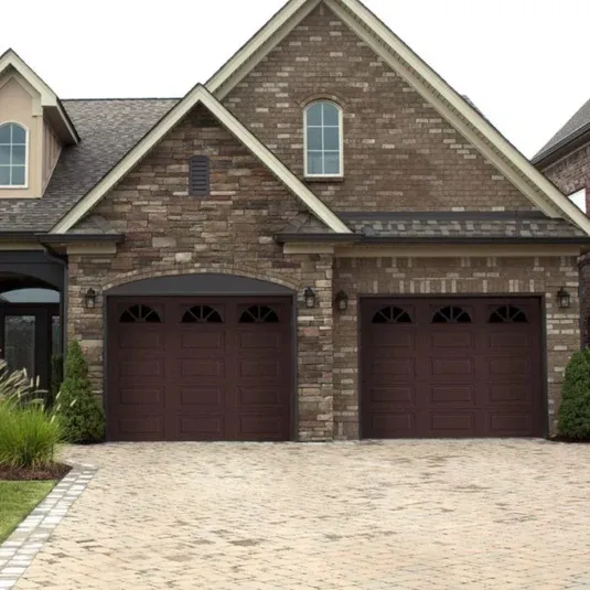 Home steel garage door